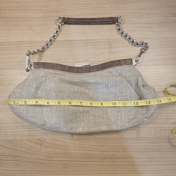 🔥Nine West vintage silver clutch purse handbag - Picture 4 of 7